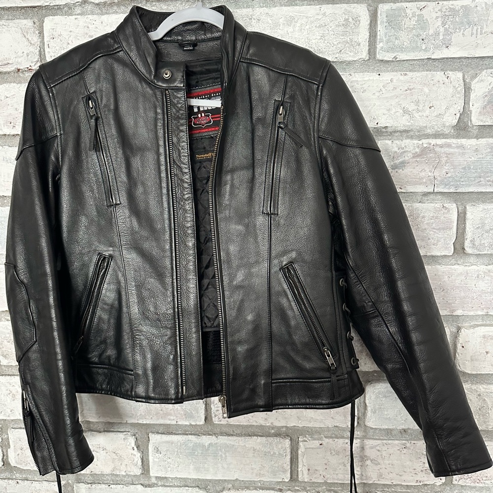 Woman’s Black Leather Jacket